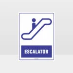 Escalator Sign
