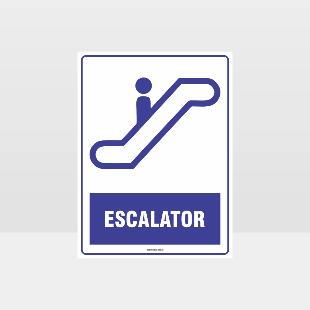 Escalator Sign