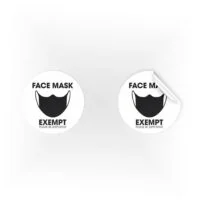 COV05-Face-Mask-Exempt-Supportive-White-Sign