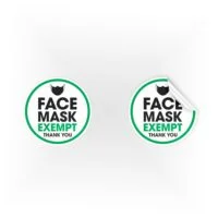COV07-Face-Mask-Exempt-Thankyou-Green-Sign