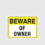 Beware Of Owner
