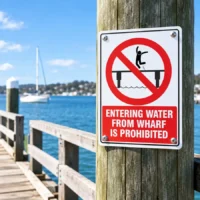 entering-water-from-wharf-prohibited-use-case