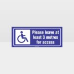 Access Disabled Sign