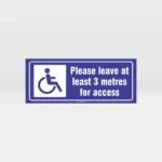 Access Disabled Sign