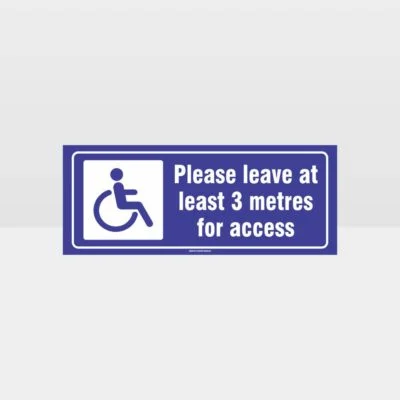 Access Disabled Sign