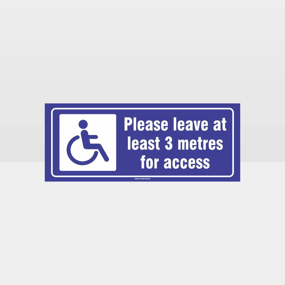 Access Disabled Sign