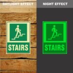 Photoluminescent Stairs Sign
