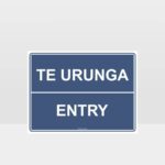 Te Reo Entry Sign