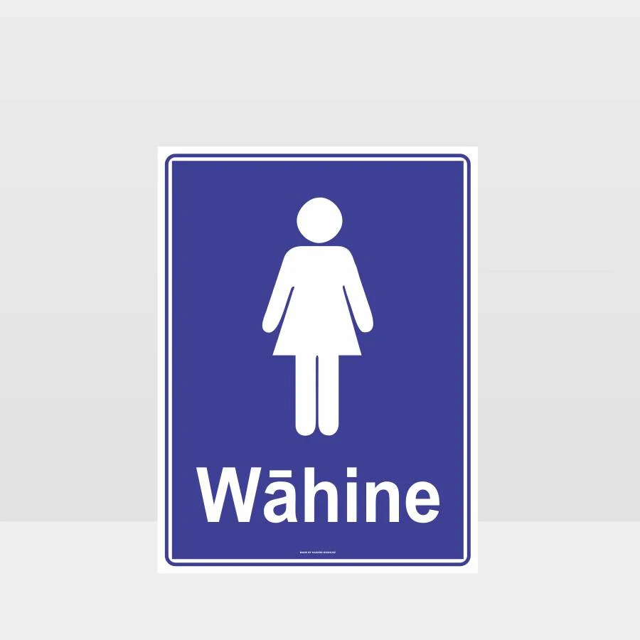 toilet_002B_TR Female Toilet Te Reo Sign