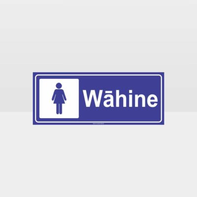 Women Toilet Te Reo Sign