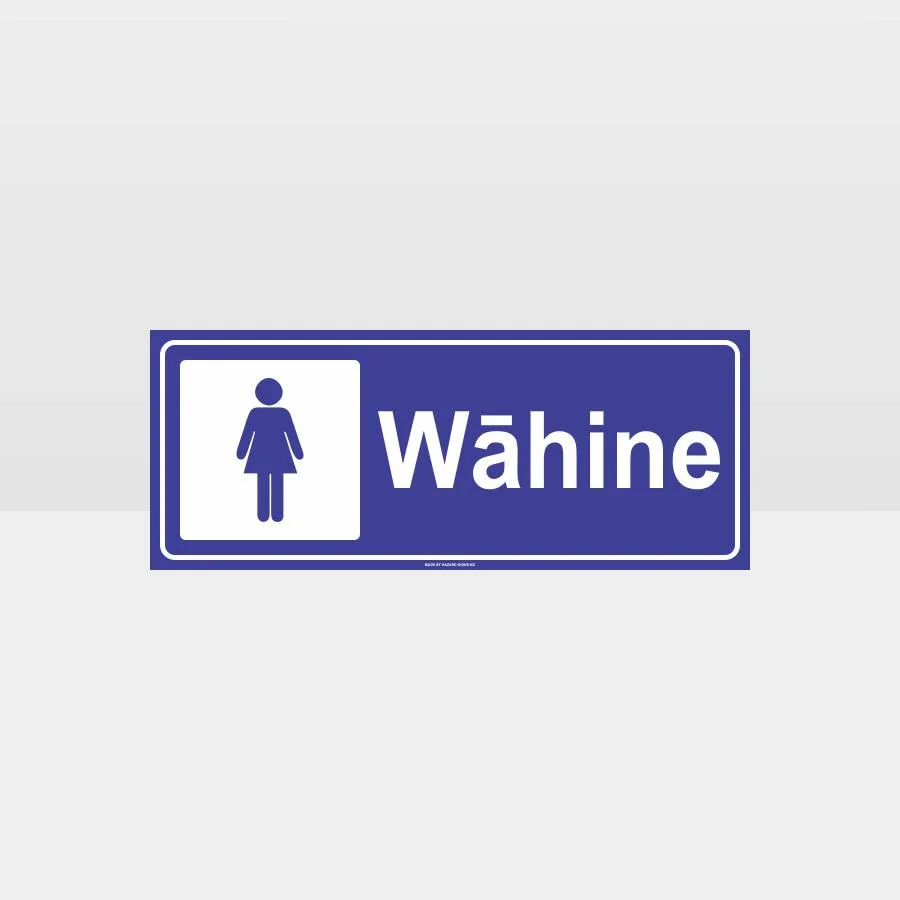 toilet_207A_TR Women Toilet Te Reo Sign