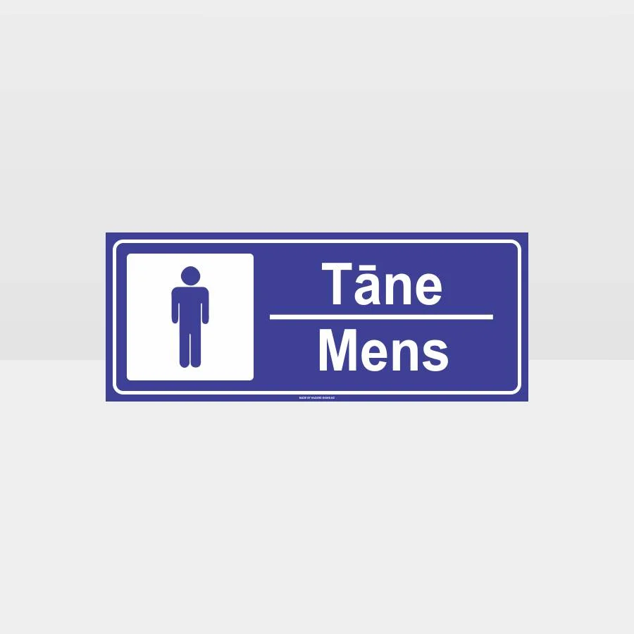 toilet_209B_TR Mens Toilet Te Reo Sign