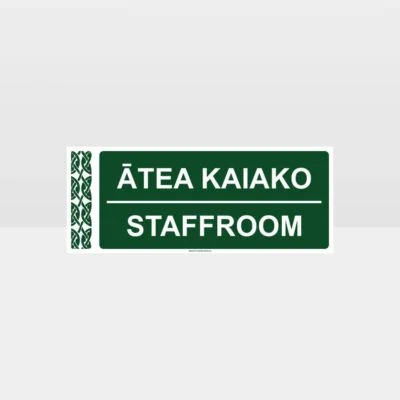 Te Reo Staffroom Door Sign
