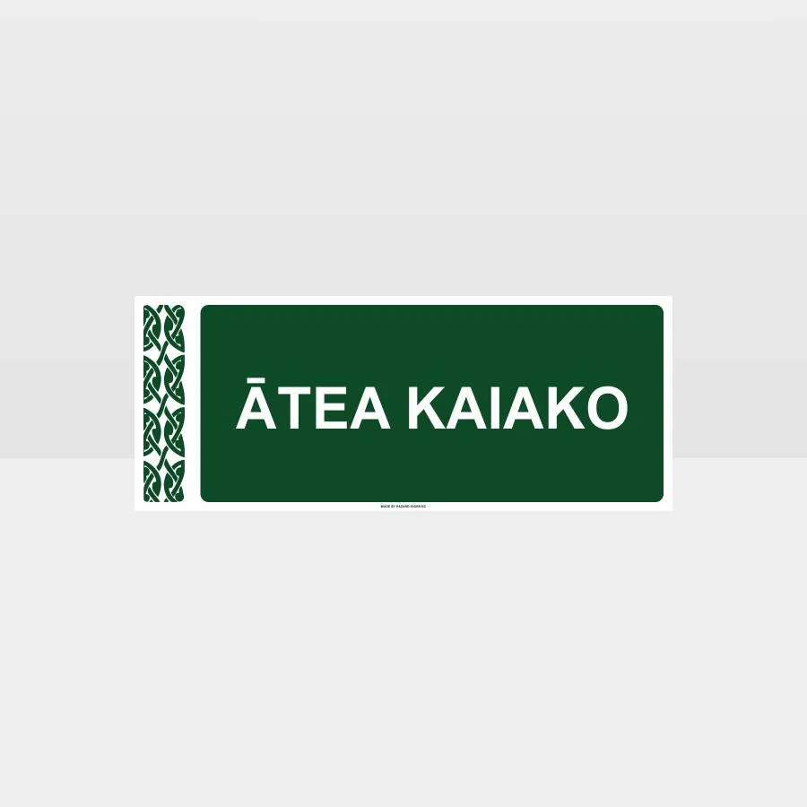 notice_108C_Green_TR Te Reo Staffroom Door Sign