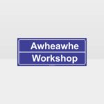 Te Reo Workshop Door Sign