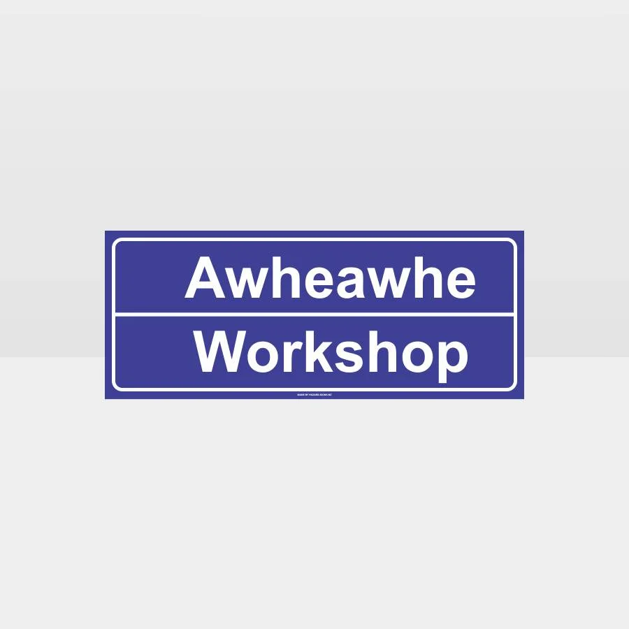 other_534B_TR Te Reo Workshop Door Sign