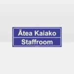 Te Reo Staffroom Door Sign