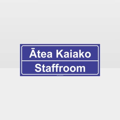 Te Reo Staffroom Door Sign