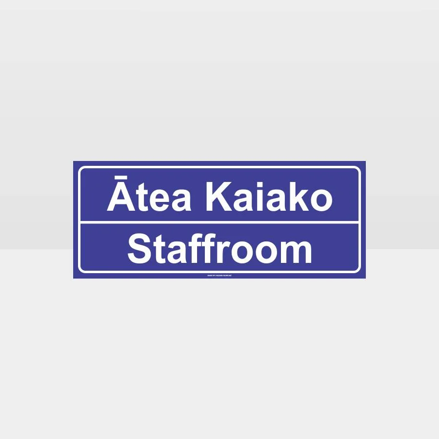 other_535B_TR Te Reo Staffroom Door Sign
