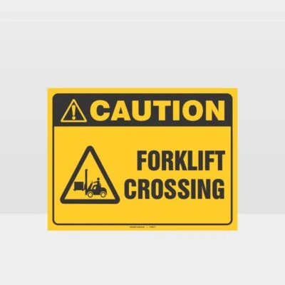 Forklift Crossing Sign