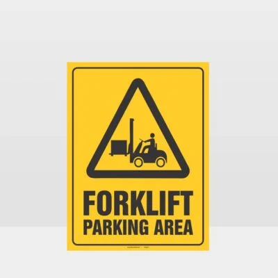 Forklift Parking Area Sign
