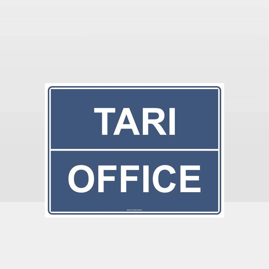 notice_103B_TR Te Reo Office Sign