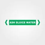 Ash Sluice Water Pipe Marker