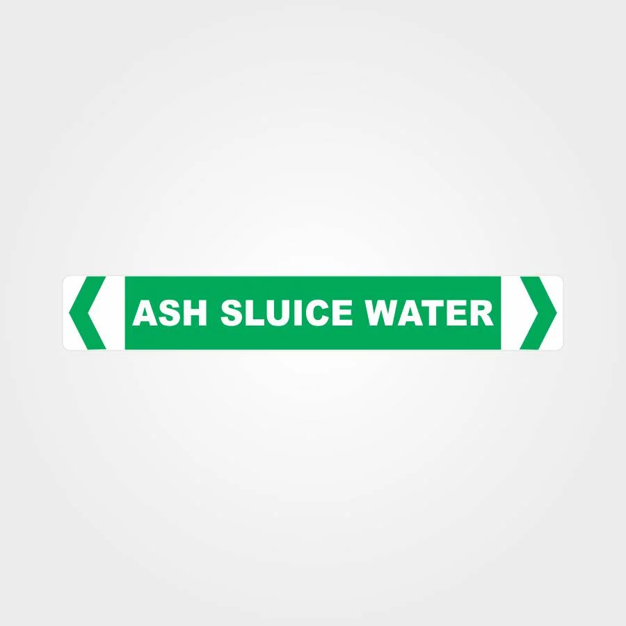 Ash Sluice Water Pipe Marker