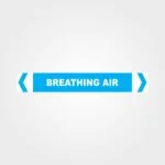Breathing Air Pipe Marker