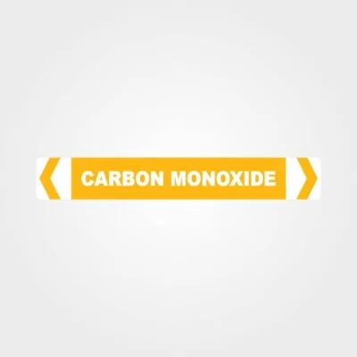 Carbon Monoxide Pipe Marker
