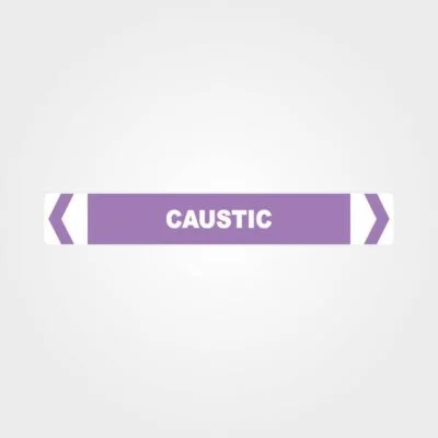 Caustic Pipe Marker