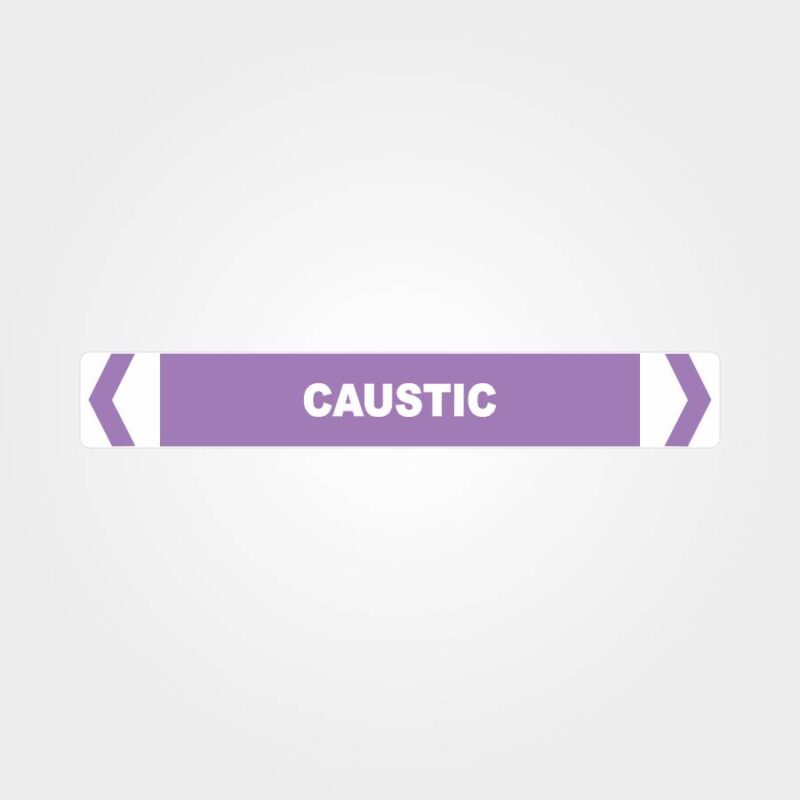 Caustic Pipe Marker