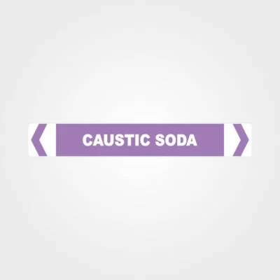 Caustic Soda Pipe Marker