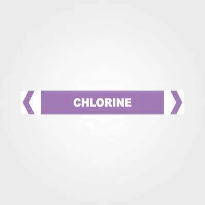Chlorine Pipe Marker