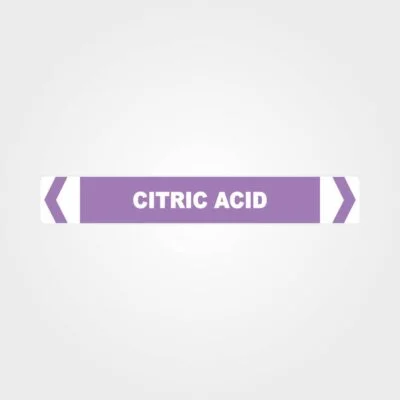 Citric Acid Pipe Marker