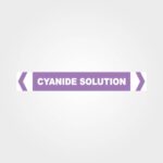 Cyanide Solution Pipe Marker