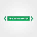 De-Ionised Water Pipe Marker