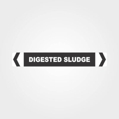 Digested Sludge Pipe Marker