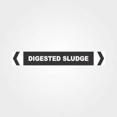Digested Sludge Pipe Marker
