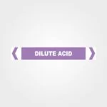 Dilute Acid Pipe Marker