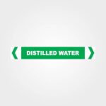 Distilled Water Pipe Marker