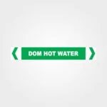 Dom Hot Water Pipe Marker