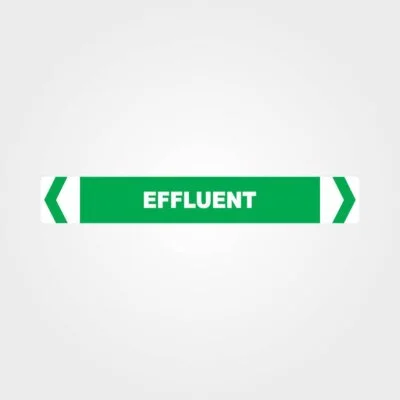 Effluent Pipe Marker - Green Pipe marker