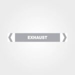 Exhaust Pipe Marker - Grey