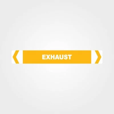 Exhaust Pipe Marker - Yellow