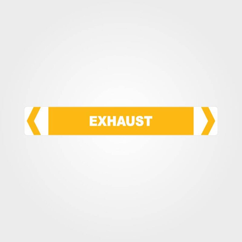 Exhaust Pipe Marker - Yellow