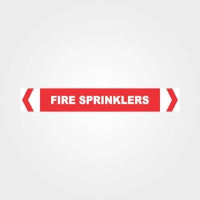 Fire Sprinkler Pipe Marker