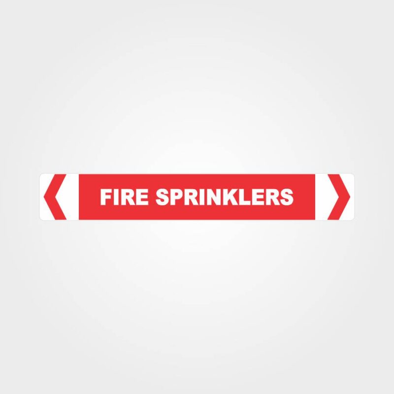 Fire Sprinkler Pipe Marker
