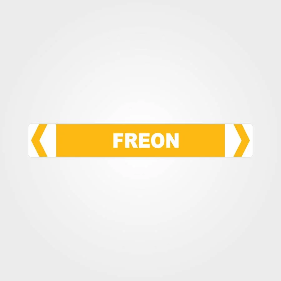 Freon Pipe Marker