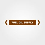 Fuel Oil Supply Pipe Marker